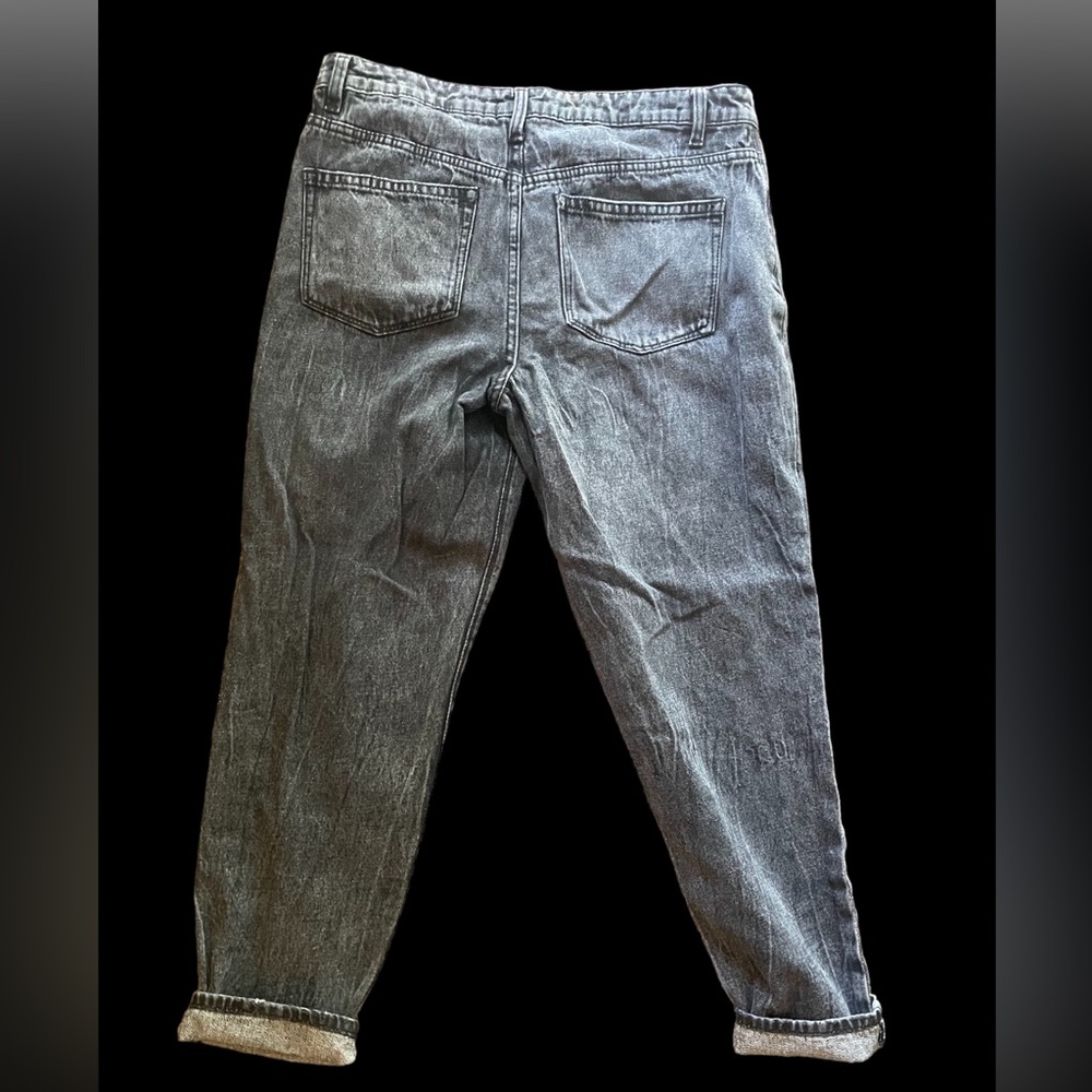 No Boundaries Size 13 Cartoon/Comic Patches Charcoal Black Factory Faded Washed - Picture 5 of 8